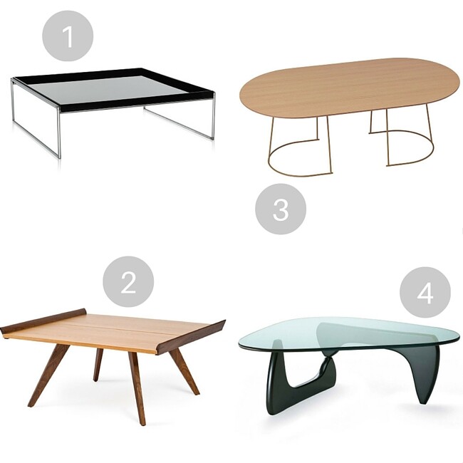 Designer coffee tables