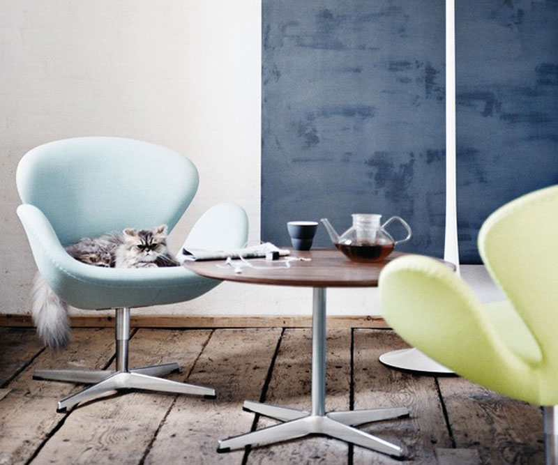 The Fritz Hansen Swan Chair is available to order from Utility.