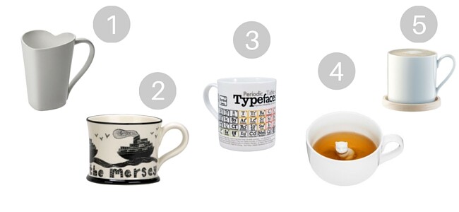 Quirky designer mugs