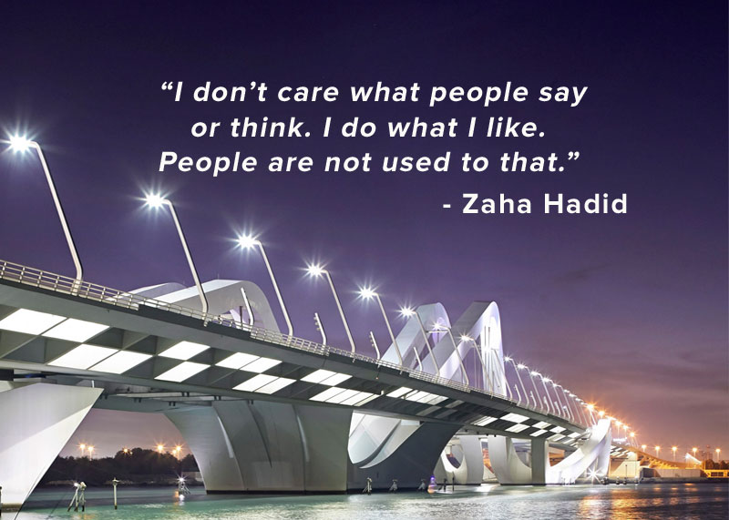 Zaha Hadid quote