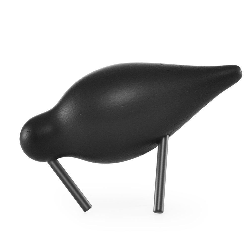 Normann Copenhagen Shorebird - Small Sandpiper - Black/Black - Utility Design