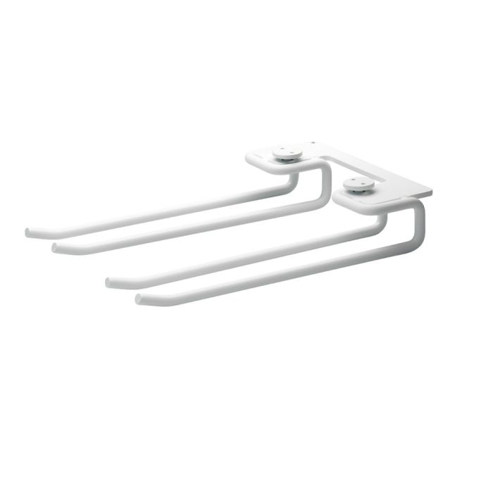 String Hanger Rack 20cm, White 2 Pack