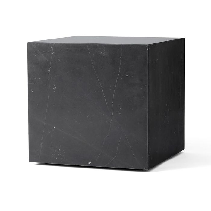Audo Copenhagen Marble Plinth Cubic Nero Marquina