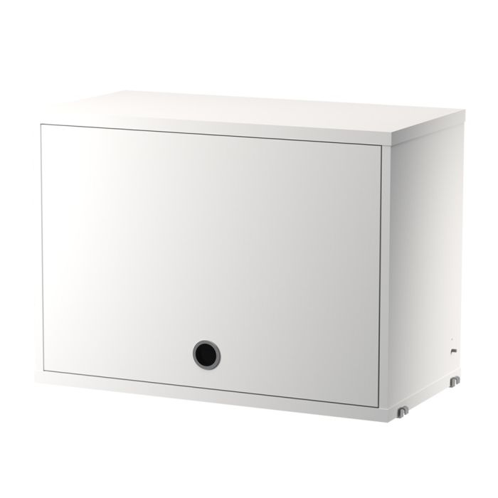 String Cabinet Flip Door, 58x30, White