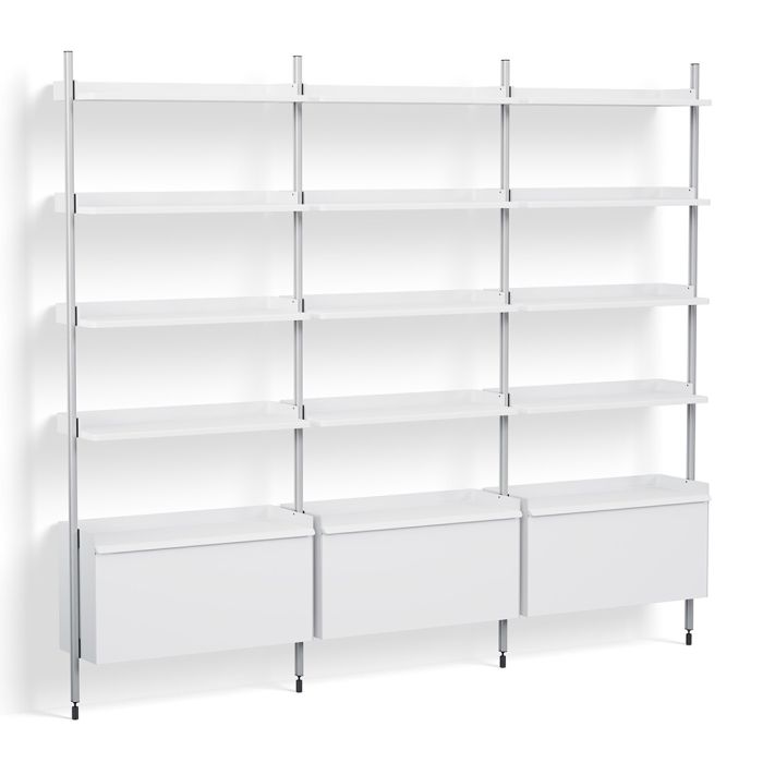 HAY Pier Shelving System 123 - 3 Column