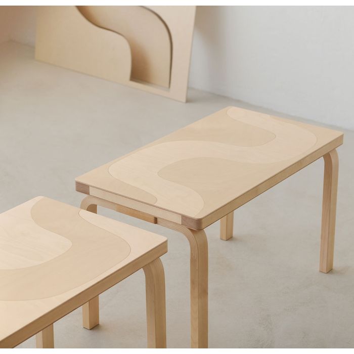 Artek + Marimekko Bench / Coffee Table 153B - Seirenni Ex Display