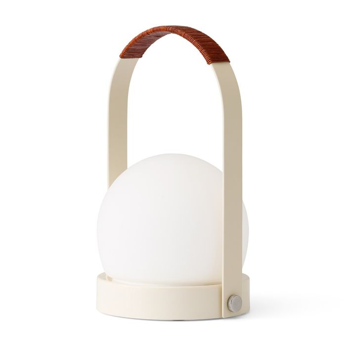 Audo Copenhagen Carrie Portable Table Lamp with Leather Handle