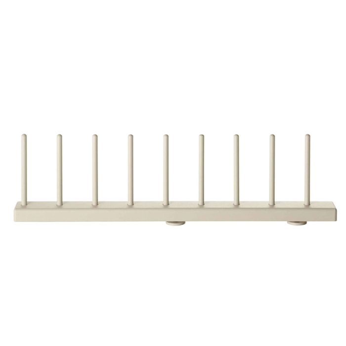 String Plate Rack 30cm, Beige - 2 Pack
