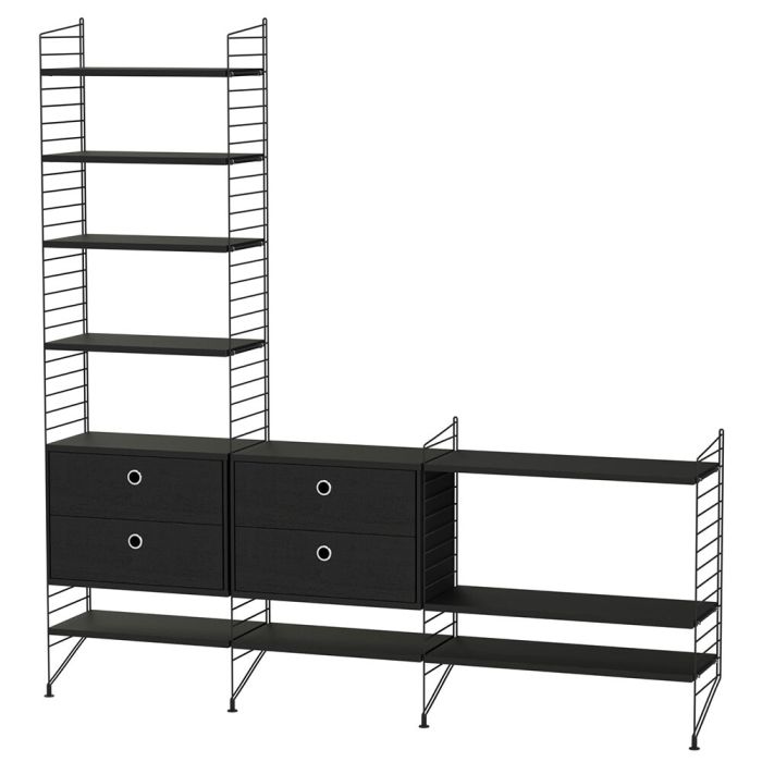 String Shelving Living Room Bundle L J