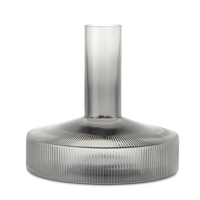 Ferm Living Ripple Wine Carafe - Smoked Grey