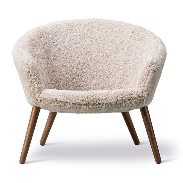 Fredericia Ditzel Lounge Chair - Sheepskin