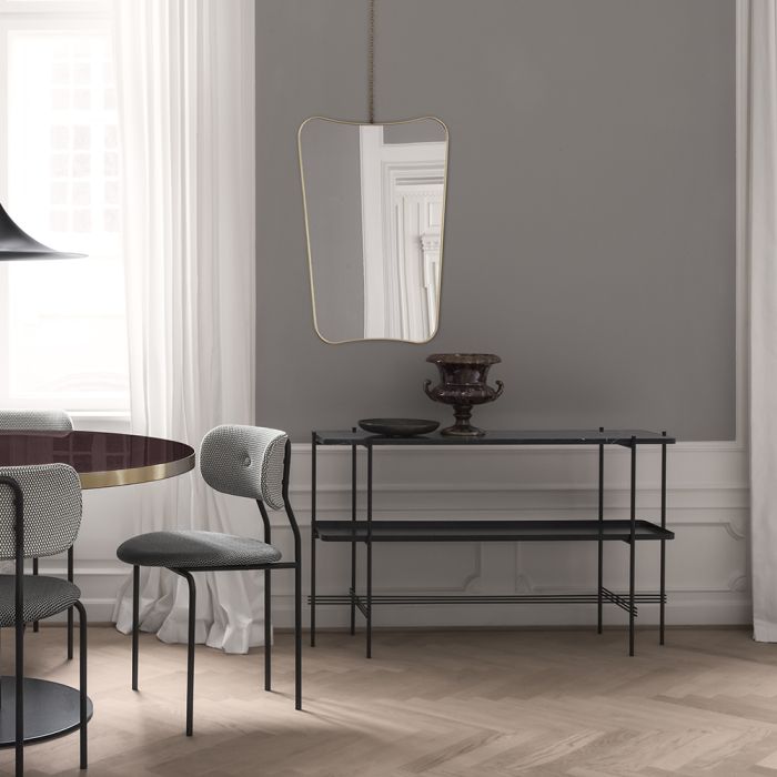 Gubi TS Console 2 Table - Marble & Metal Shelves | Utility Design UK