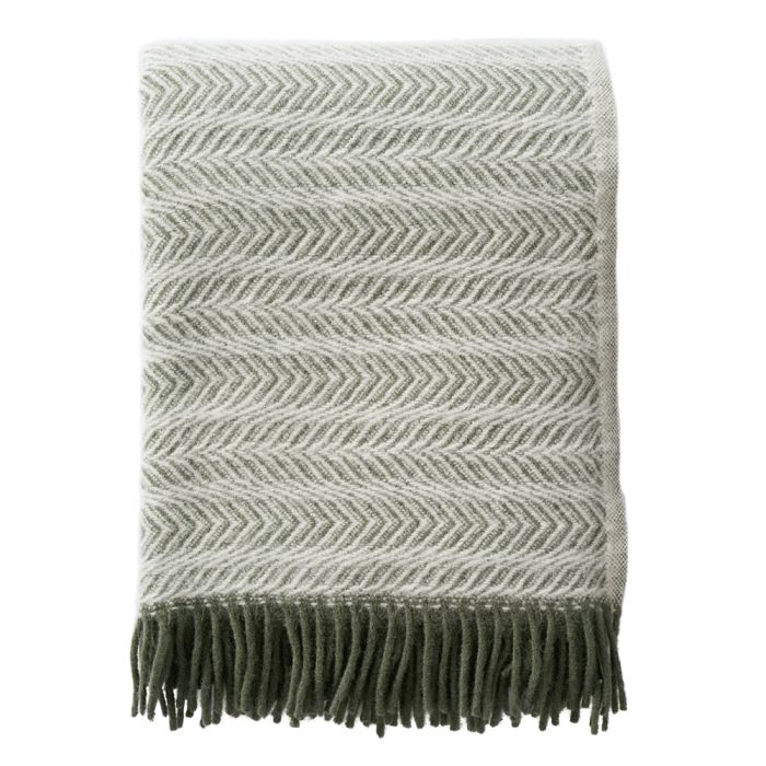 Klippan Brushed Lambswool Throw, Alm Pine 