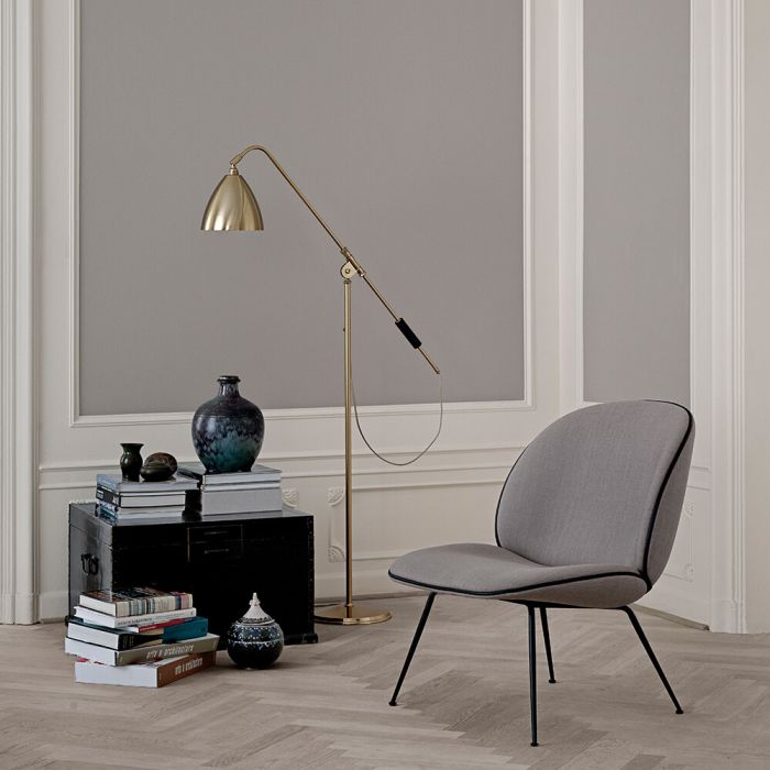 Gubi Beetle Lounge Chair - Conic Metal Leg Base