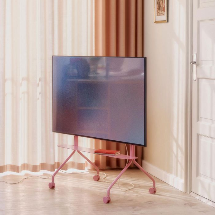 Pedestal Moon Rollin' TV Stand