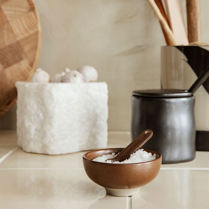 Ferm Living Petite Salt Bowl & Spoon Set 