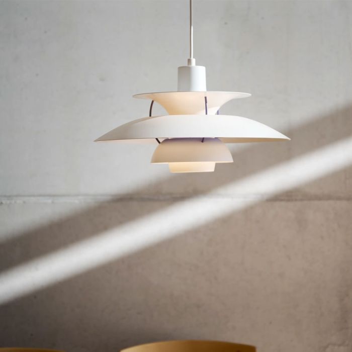 Louis Poulsen PH5 Pendant Light - Classic White