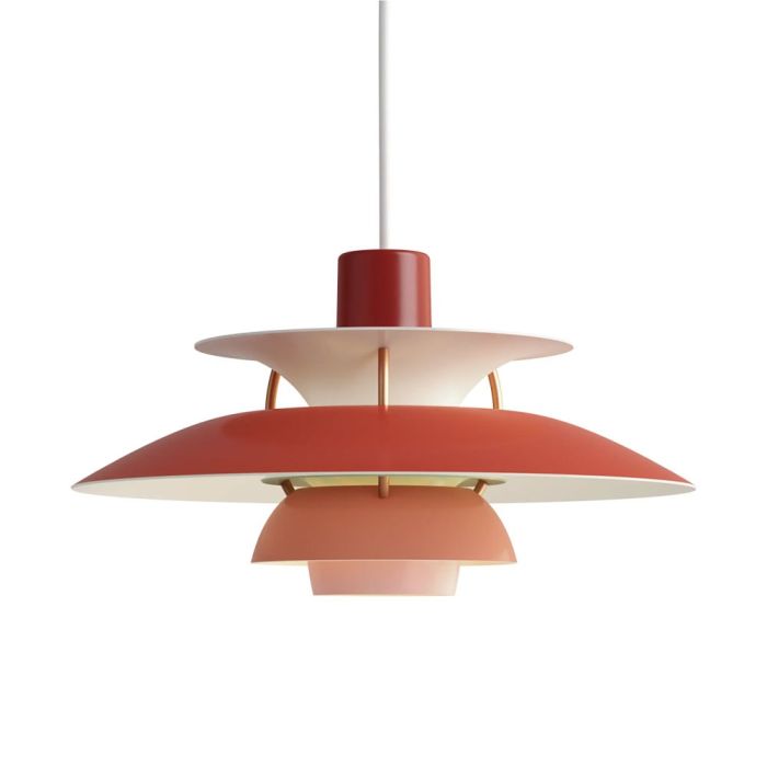 Louis Poulsen PH5 Mini Pendant - Hues of Red
