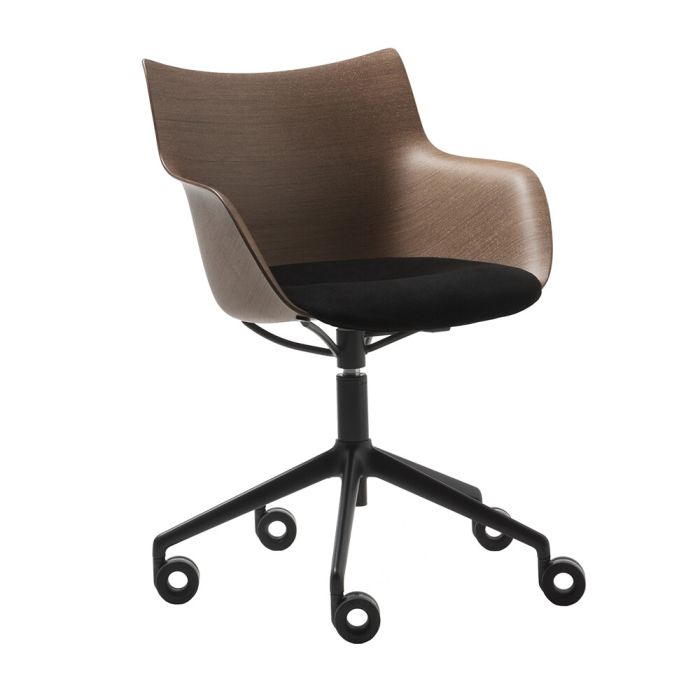 Kartell Q Wood Soft Office Chair