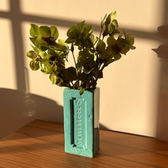 StolenForm Liverpool Brick Vase - Turquoise