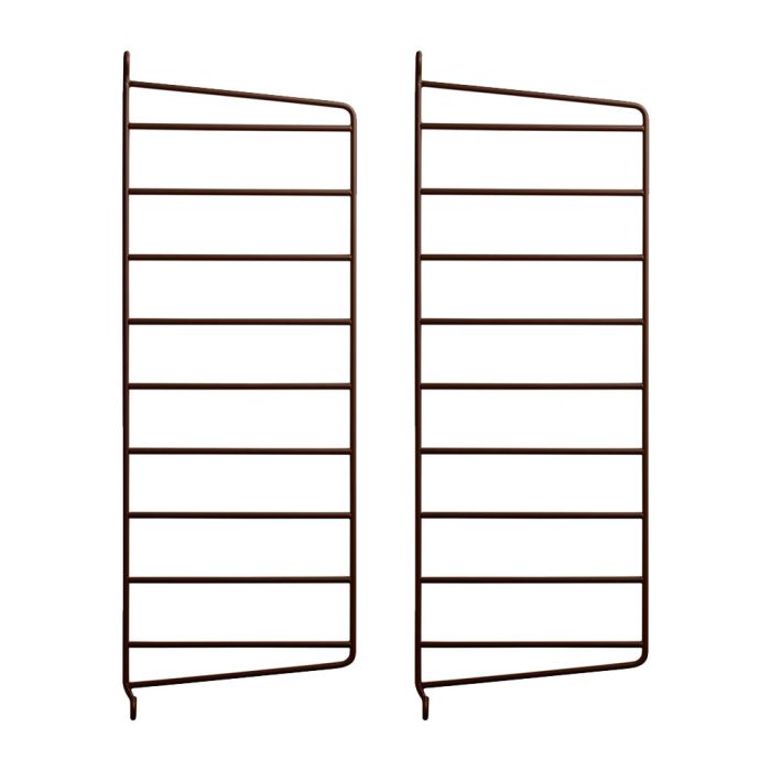 String Wall Side Panels, 50x20cm, 2 Pack, Brown