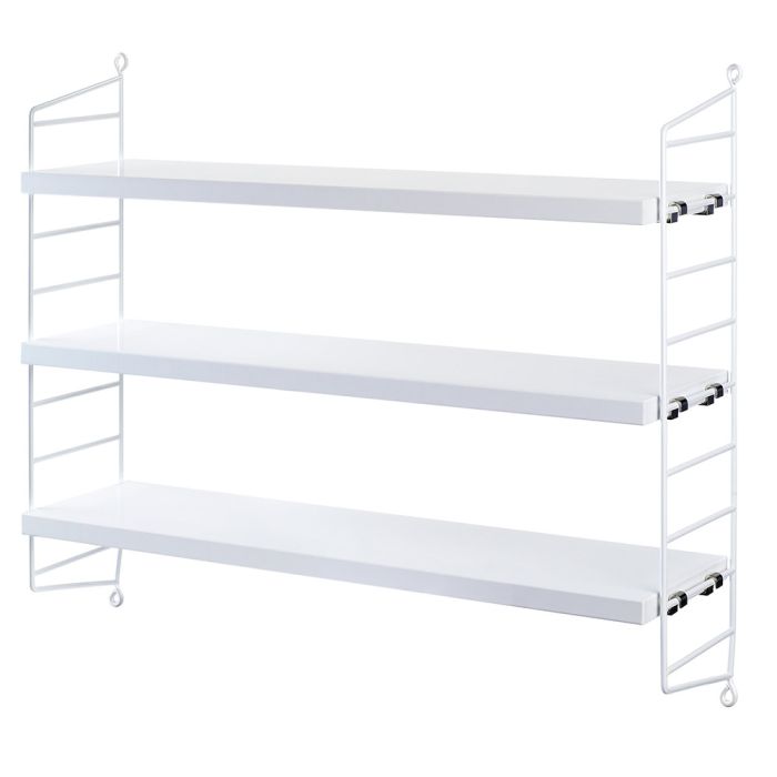 String Pocket Shelving - White