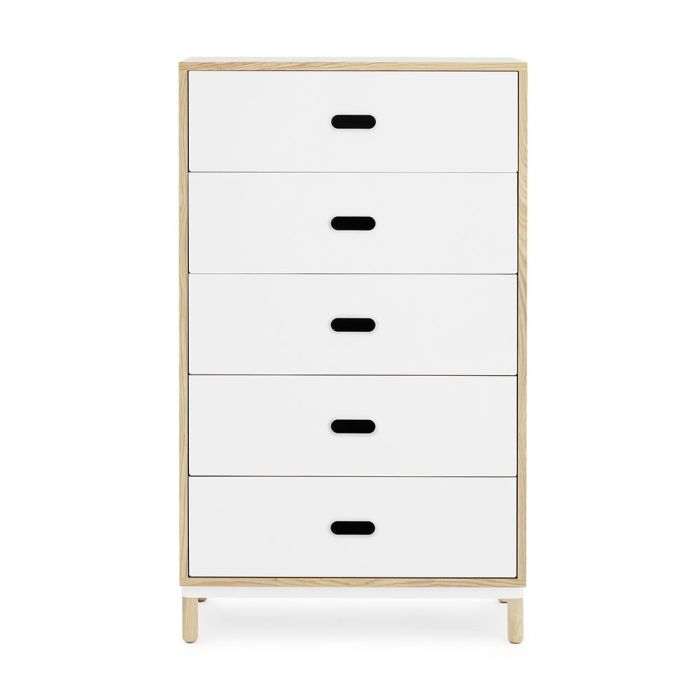 Normann Copenhagen Kabino 5 Drawer Dresser - White