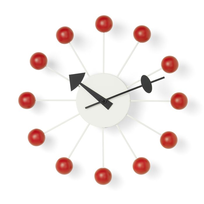 Vitra Ball Clock - Red