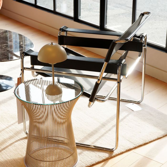 Knoll Wassily Lounge Chair - Cowhide Black