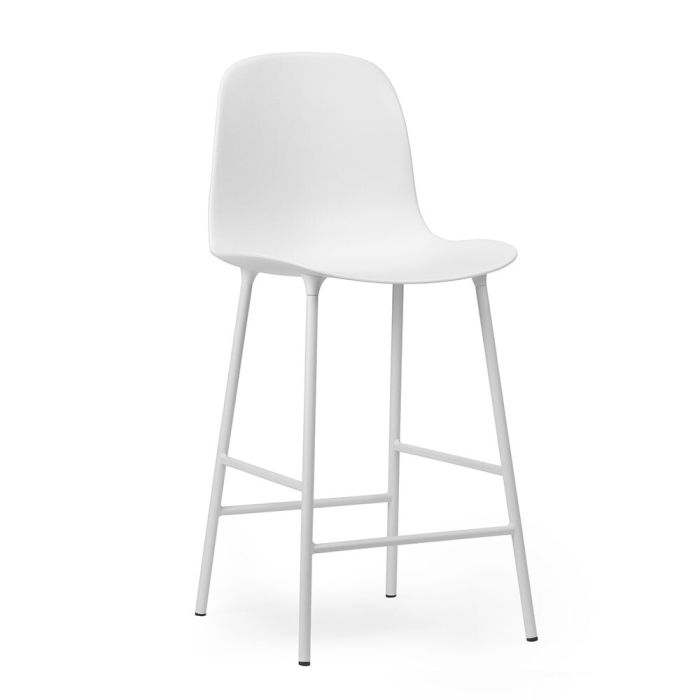 Normann Copenhagen Form Bar Chair - Steel Base