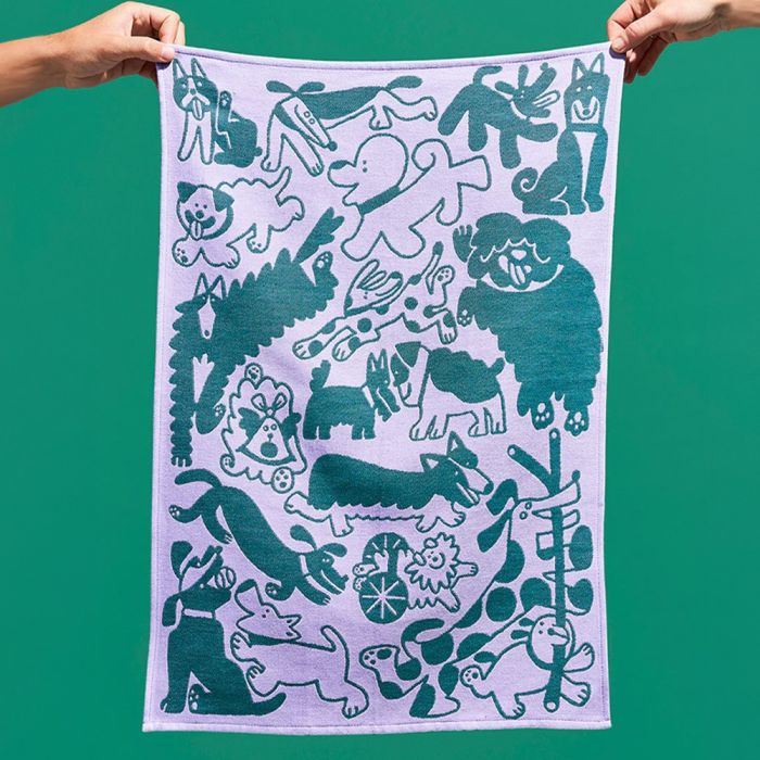 Wrap Tea Towel - Dogs Day Out