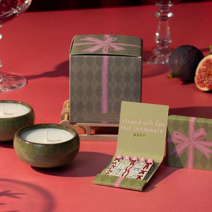 Zesty Lemons Christmas Matchbook - Wrapped With Love