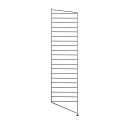 String Floor Panel, 115x30cm, 2 Pack Black