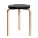 Artek Stool 60 - Black Lacquer