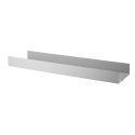 String Shelving High Edge Metal Shelf - 78 x 20cm Light Grey