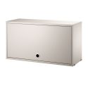 String Cabinet Flip Door, 78x30, Beige