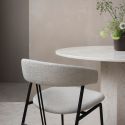 Gubi Violin Chair - Wooden Backrest, Upholstered Seat