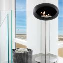 Le Feu Dome Bioethanol Fireplace - Steel High