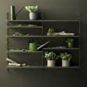 String Pocket Shelving - Sage Green