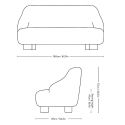 &Tradition Margas LC3 Sofa 