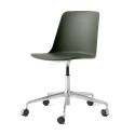 &Tradition Rely Chair HW28 - Swivel Base with Castors and Gas Lift