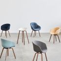 HAY About A Chair AAC23 - Wooden Base, Full Upholstery
