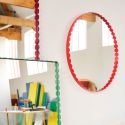 HAY Arcs Mirror Round - Red