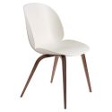Gubi Beetle Dining Chair - Unupholstered - Wooden Leg Base
