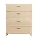 String Relief Chest of Drawers Wide, Leg Base