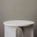 Audo Copenhagen Androgyne Side Table - Crystal Rose / Ivory