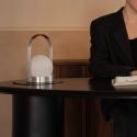 Audo Copenhagen Carrie Portable Table Lamp with Leather Handle