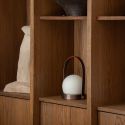 Audo Copenhagen Carrie Portable Table Lamp with Leather Handle