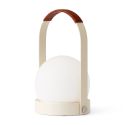 Audo Copenhagen Carrie Portable Table Lamp with Leather Handle