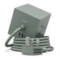 AVOLT Square 1 UK Power Extension Lead - Oak Green